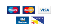 Most Major Credit/Debit Cards Accepted